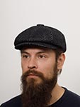 Кепка FREDRIKSON арт. 3056-661/90 АМО (черный / белый)